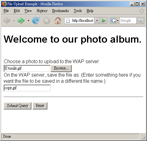 upload images php code. Example PHP File Upload Script